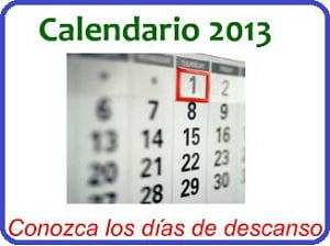 Calendario 2013